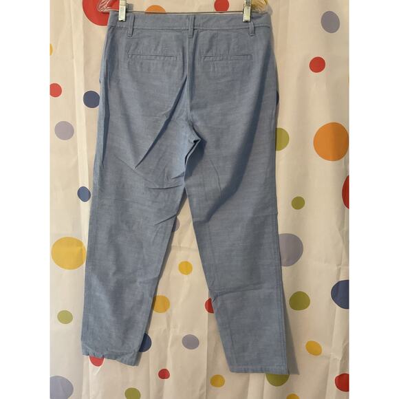 NEW Talbots Size 4 Relaxed Chino Blue - Picture 5 of 9